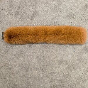 Light Brown dyed Fox Fur Headband